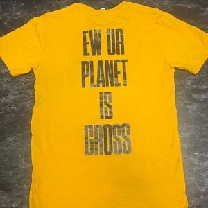 LSDREAM “Hello Human / Ew Ur Planet Is Gross” Tee